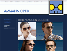 Tablet Screenshot of ammann-optik.ch